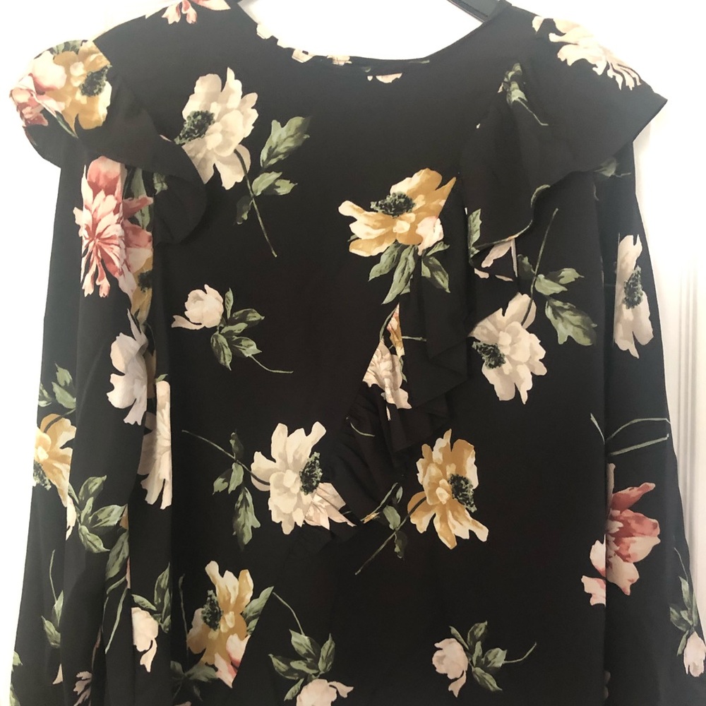 Topshop Maternity Floral Blouse